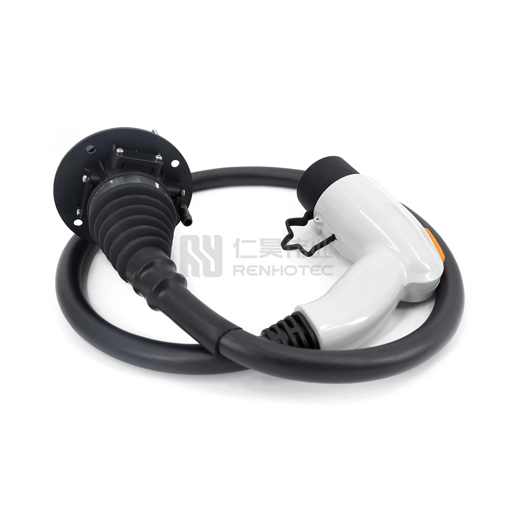 Cabo IEC 62196 para GB/T do conector de carregamento de EV tipo 2 Tomada de corrente 16A 32A 63A adaptador de carregamento para automóvel elétrico Carregador