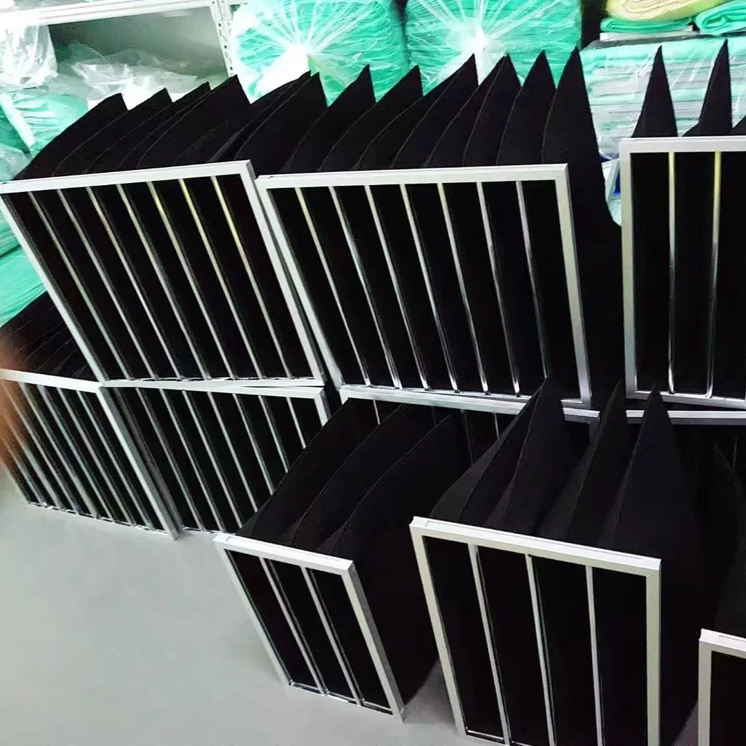 El bastidor de aluminio / Bolsa de carbón activado el filtro de aire de bolsillo