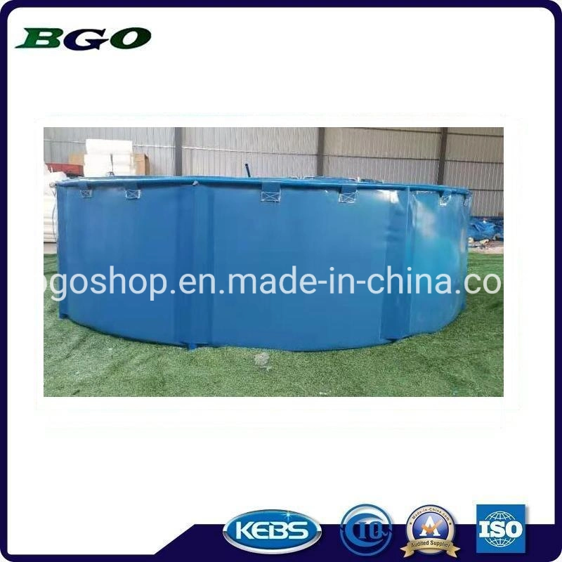 5000L 1mm Thickness Plastic Frame Foldable Fish Pond