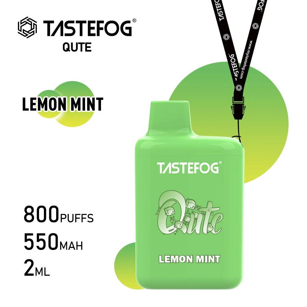 Tastefog Nuevo Estilo 800 caladas 2% 2ml Sabores de Frutas Kit de Vapeo Desechable en Venta Caliente