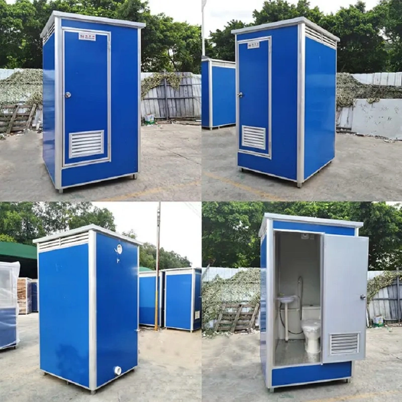 Automático al aire libre baño público moderno prefabricados wc aseos móviles portátiles para la venta