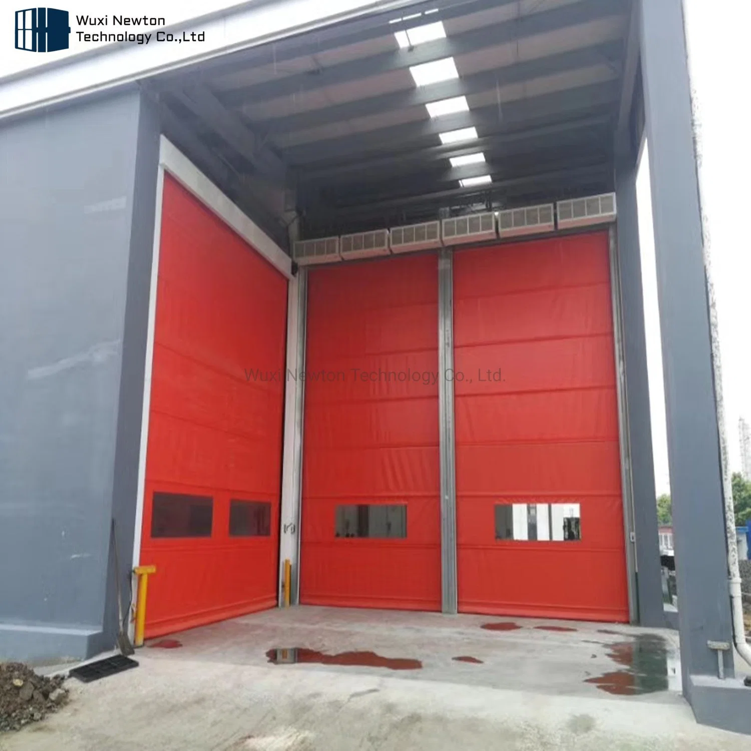 High Speed PVC Fast Roller Shutter Stacking Rolling up Industry Door