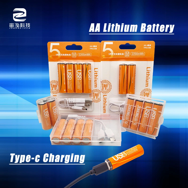 Wholesale Price for Lithiun Rechargeable AA Batteries