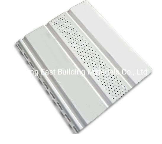 0.9mm Thickness Soffit Perforated Design Extrusion Plastic PVC Vinyl Siding PVC External Ceiling Panels