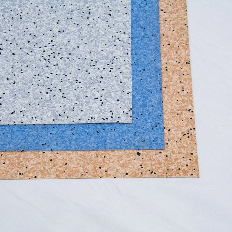 Sistema de bloqueo de la madera de vinilo Ver Baldosa pegamento de PVC virgen posterior de plástico del suelo seco abajo Haga clic en el Tablón de 4mm azulejos Spc para oficina
