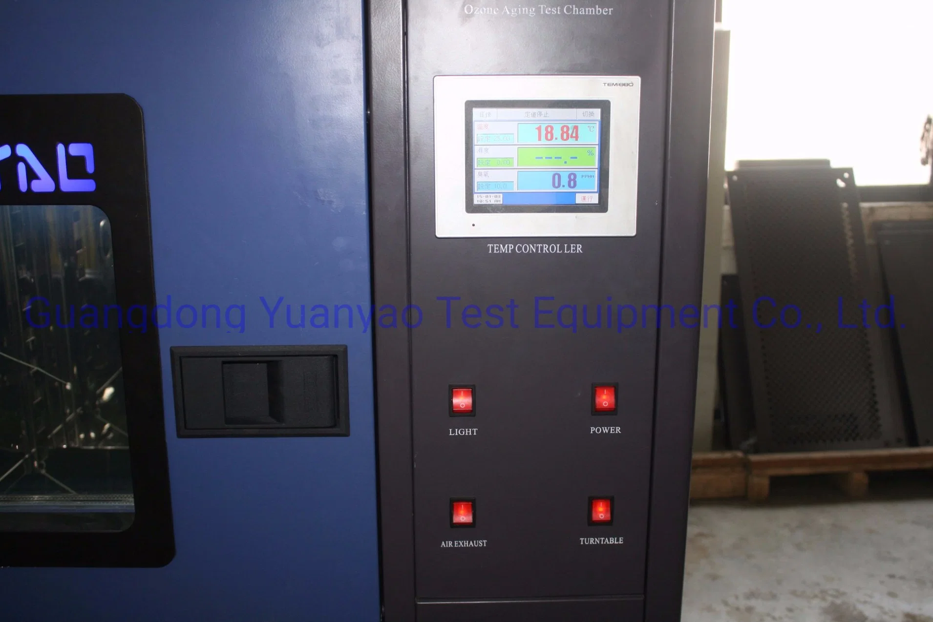 Laboratory Temperature Dynamic Ozone Aging Stability Test Chamber