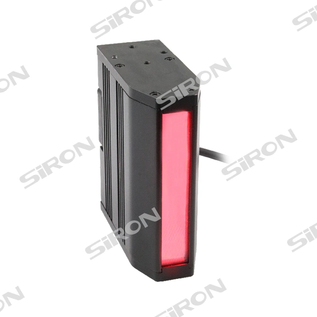 SIRON Line Scan Light Machine Vision Iluminación luces LED luces de trabajo profesionales para la detección de objetos con superficies de alta reflectividad o impresión.