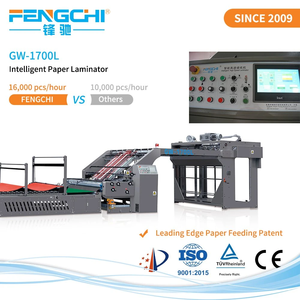 Papel de gran formato impresión digital papel corrugado máquina de plastificación fácil de usar