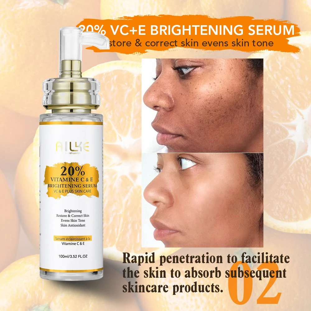 2022 La beauté de la vitamine C Face collagène Sérum éclaircissant de beurre de Karité Crème visage anti de vieillissement et de la Lotion (old2) Soins de la peau