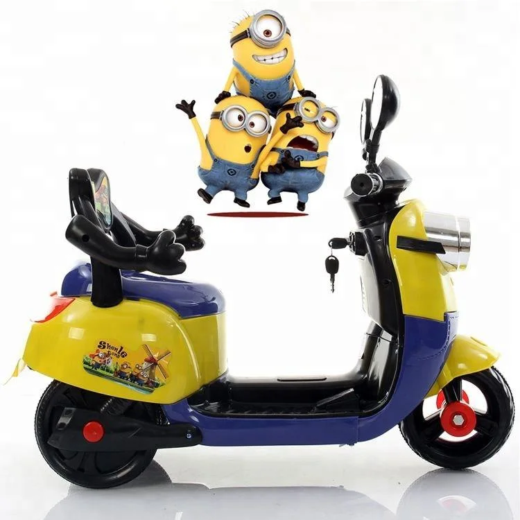 Factory Sales Baby Cute Wiederaufladbare Spielzeug Motorrad Drei-Rollen Mini Electric Motorrad für Kinder