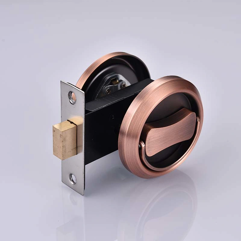 Modern Stainless Steel Door Accessories Invisible Door Lock for Bathroom Balcony