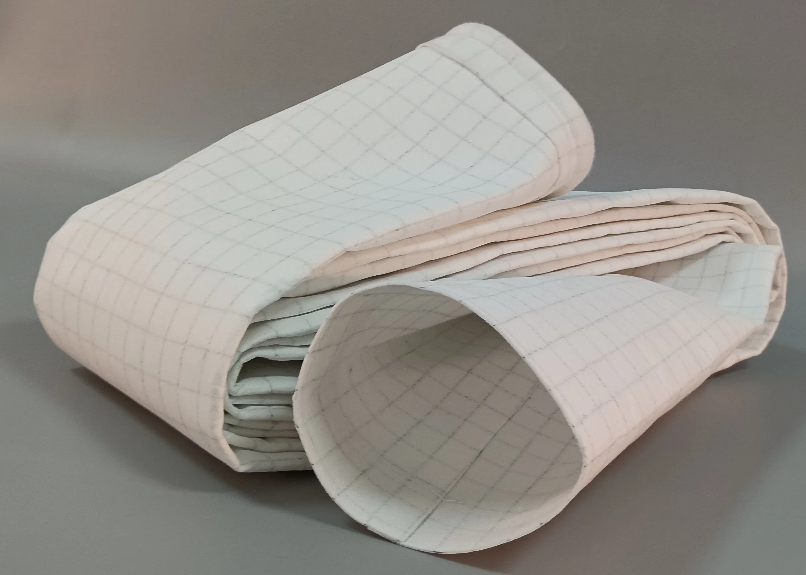 Folded High-Efficiency Filter Bags for Dry Filtration of Dusts