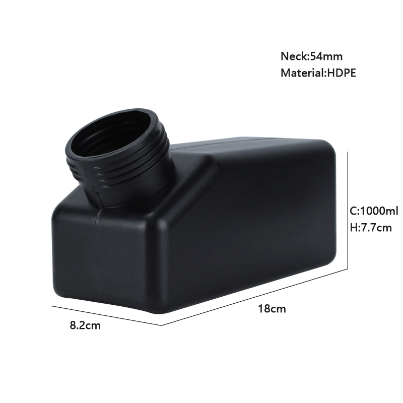 Custom Garment Iron Black HDPE 1000ml Plastic Water Tank