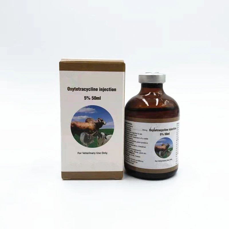 100ml Shandong Unovet Oxytetracycline Injection Veterinary Pharmaceutical Good Quality GMP Level