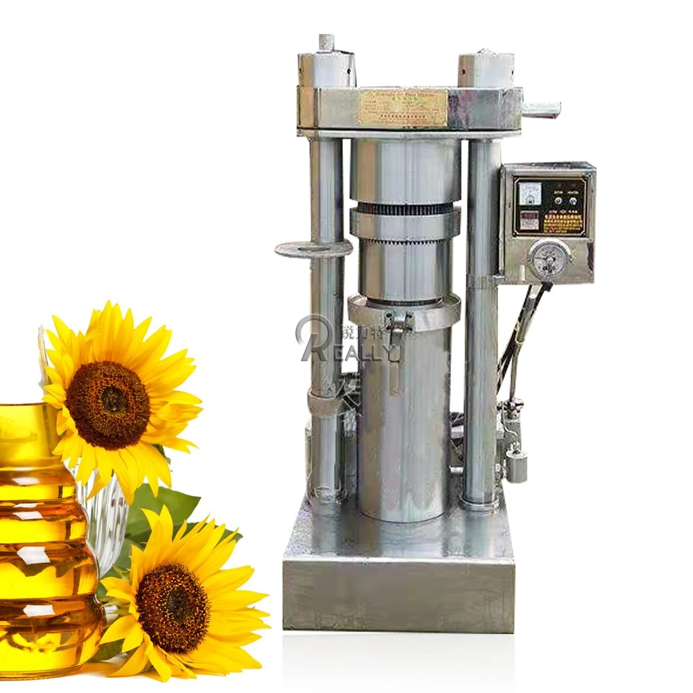 Extractor de aceite frío hidráulico semillas de girasol aceite de cacahuete de coco Pulse máquina