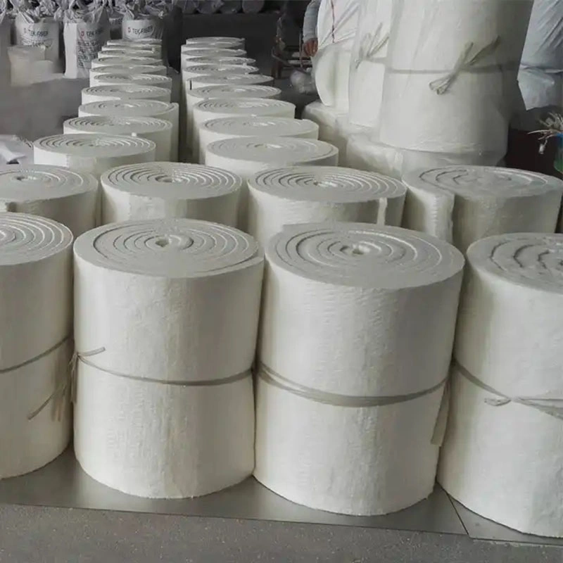 Non-Inflammable fabricados na China 1260 Grau de Alumina refratária a agulha de silicato de Fibra Cerâmica Manta de Isolamento de Fibra Cerâmica cobertor