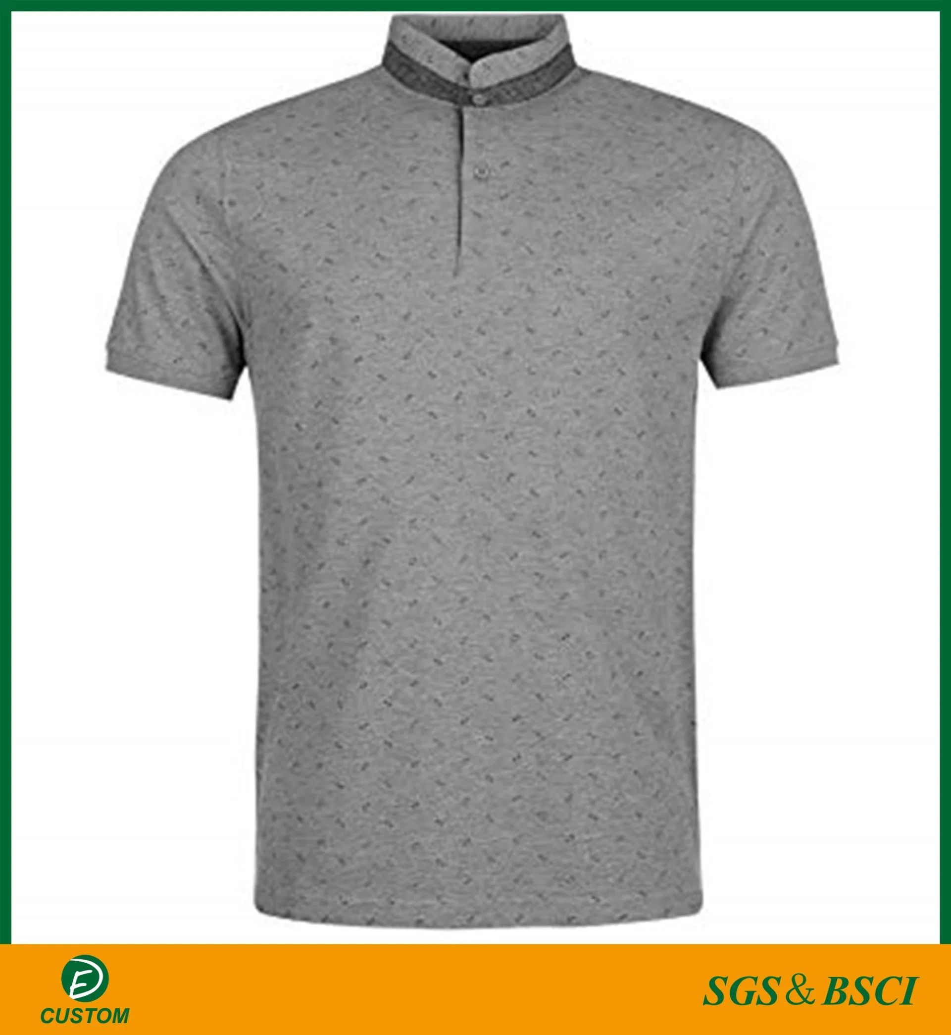 Short Sleeve Pique Embroidery Golf Polo Shirt with Low Price