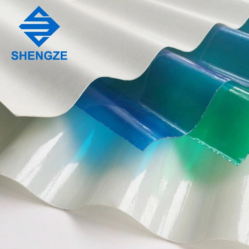 Anti-Septic Transparent Skylight Flat Corrugated Fiberglass Roofing Sheet Product