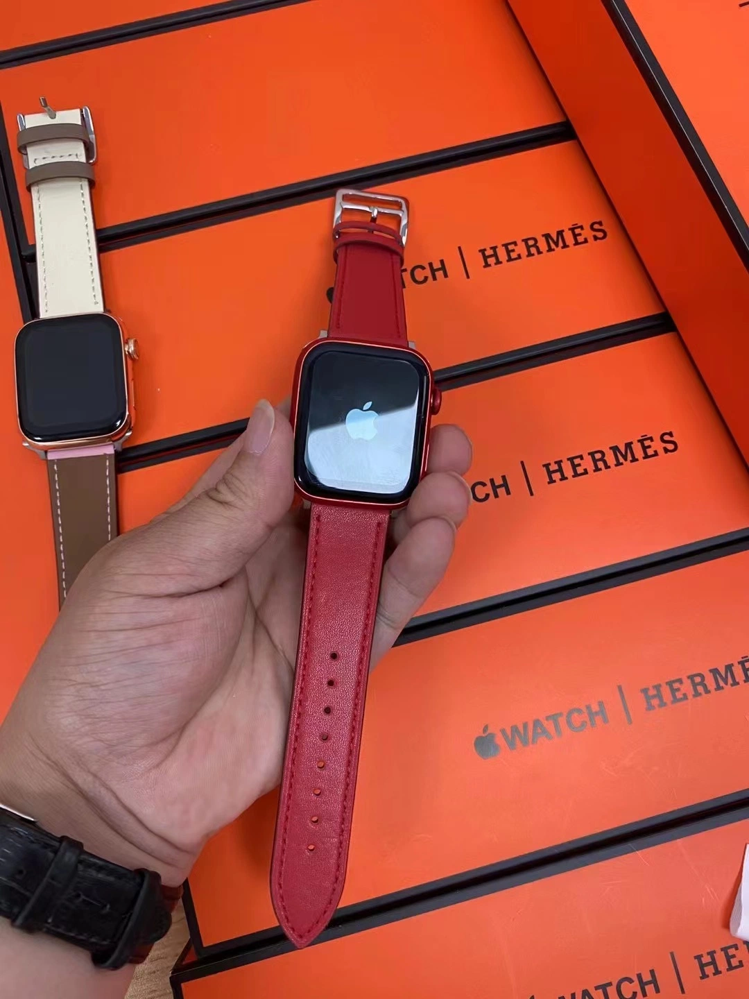 2022 novo Hot Selling Fashion Bluetooth Relógio de pulso Digital Smart Relógios Lady Watch para homem para Apple e Hermes