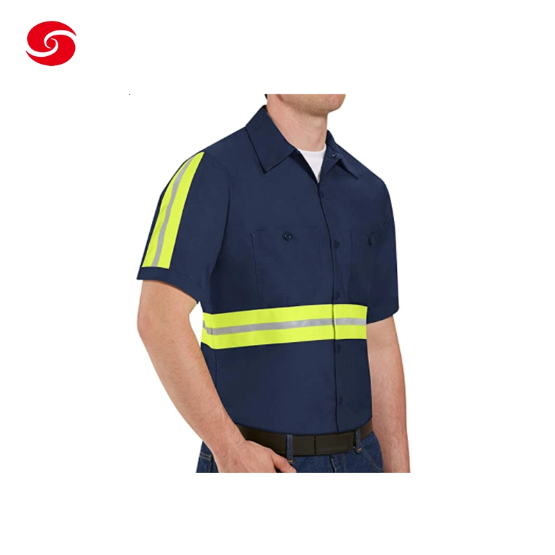 Летняя одежда для тренировок с коротким рукавом Однородная рабочая одежда защитная одежда
