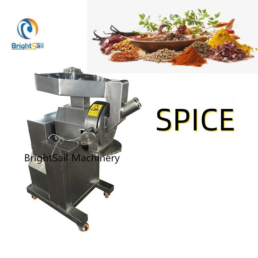 Food Grade Hammer Industrial Automatic Mill Grinder Chili Pulverizer Spice Powder Grinding Machine Brightsail