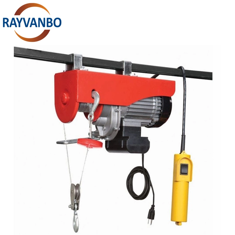 High quality/High cost performance  PA Mini Electric Hoist Single Phase Light Material Handling Equipment