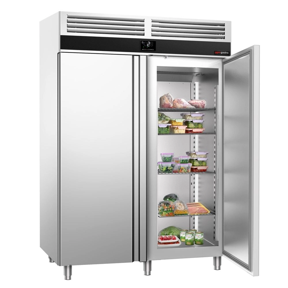 Ss Door LED Light Automatic Defrost Commercial Supermarket Showcase Cabinet Beverage Storage Chiller