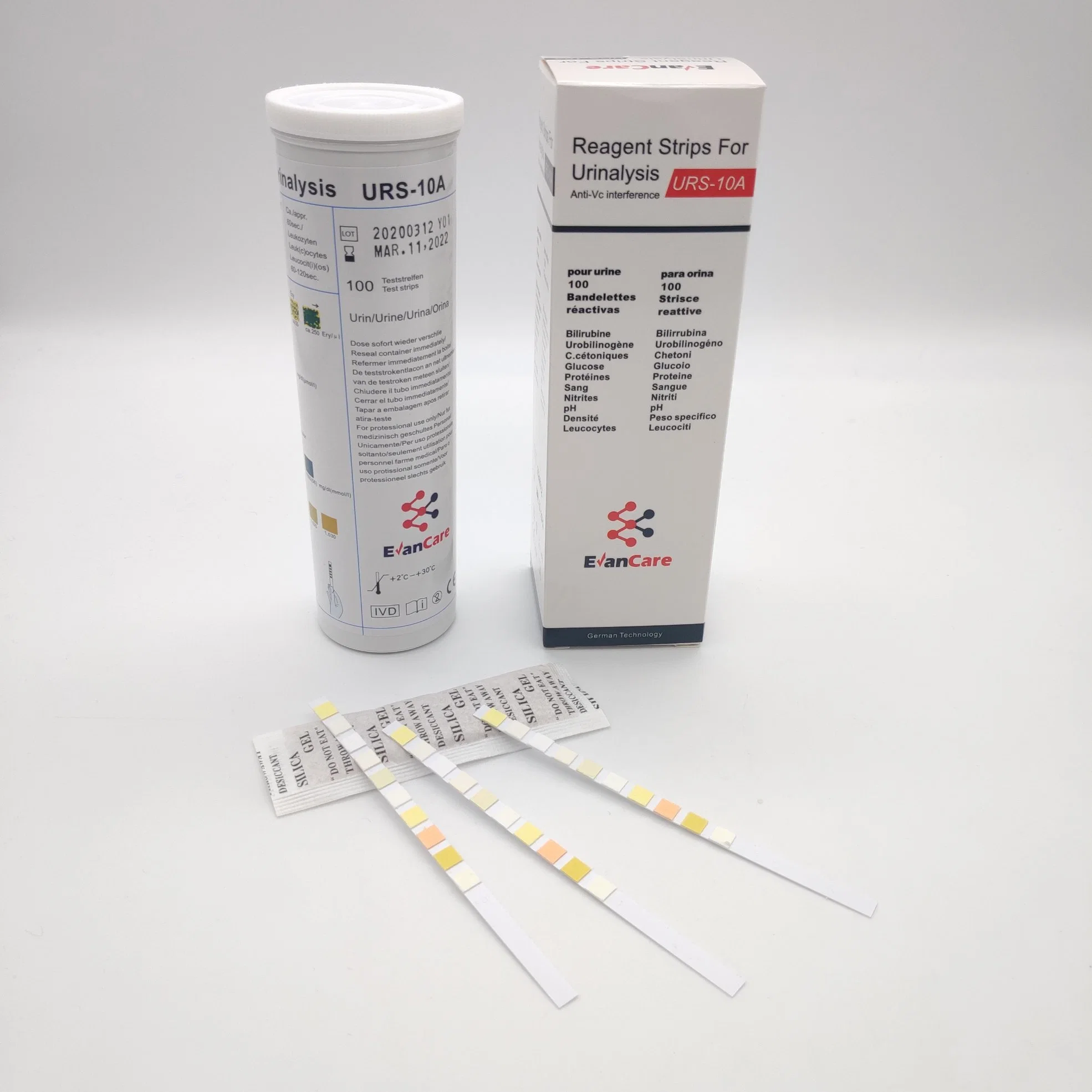 High quality/High cost performance  Urine Analysis Test/Urinalysis Strips 1~11 Paremeters