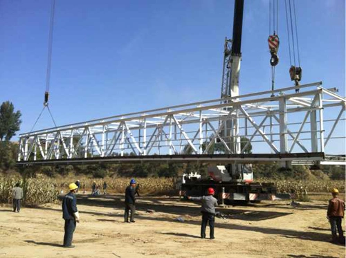 Factory Directly Supply Steel Truss Bridge Fabrication Heavy Steel Frame Bridges