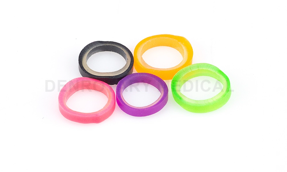 Dental Latex-Freies Gummiband Brace Orthodontisches Material High-Quallity Elastic Gummiband