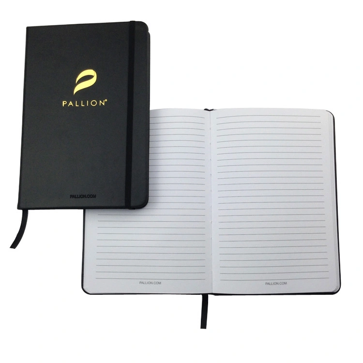 Black Soft Touch Leather Cover in Custom Notebook with Notebook Planner for Budget Planner Notebook