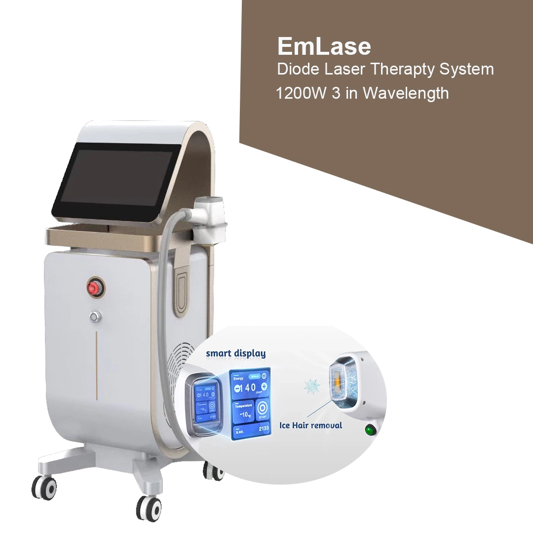 Professional Diode laser Hair Removal 3 Wavelength 755nm 808 Nm 1064nm