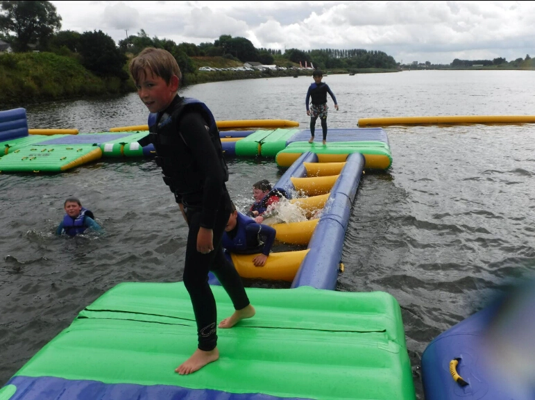 Juego de agua inflable Parque Acuático de flotación para Parque de Atracciones