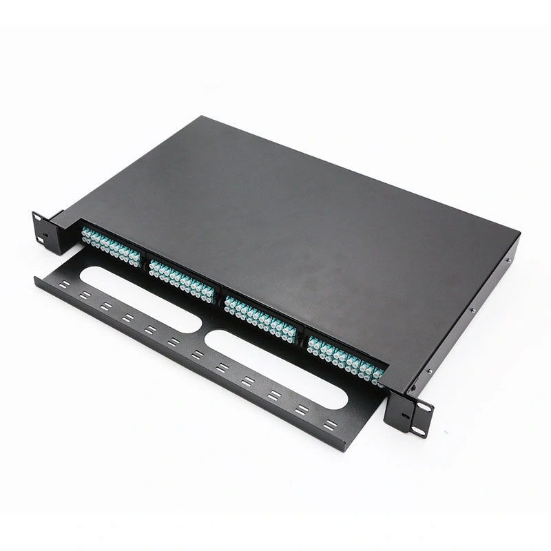 High quality/High cost performance  Sc/fc/st/lc Rack Mount Splicing Fiber Optic Patch Panel For FTTX Network Cable Management