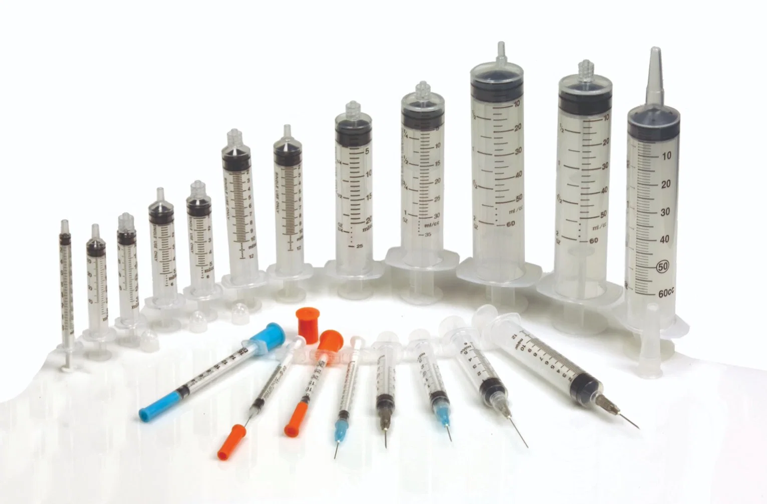 Seringues hypodermiques à injection intramusculaire à usage unique, stérilisées et approuvées par le ce