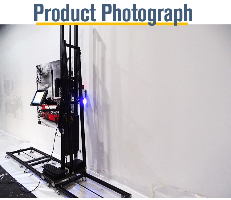 High Resolution and Low Ink Consumption portable 3D Wall Printer