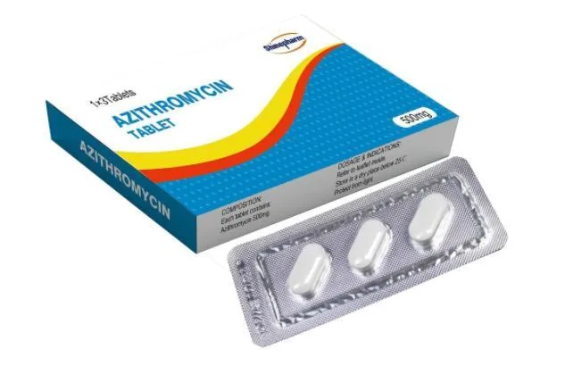 Antibiotic Azithromycin Tablet 500mg GMP Medicine