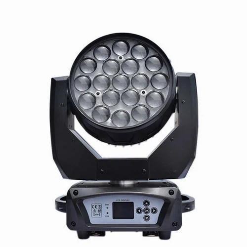 19×15 واط، RGBW، 4×1، ضوء شعاع التكبير/التصغير، رأس متحرك، LED