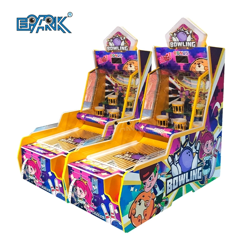 Epark Bowling Slam Dunk Single Player nuevos Juegos Color vivo Máquina de juegos para niños