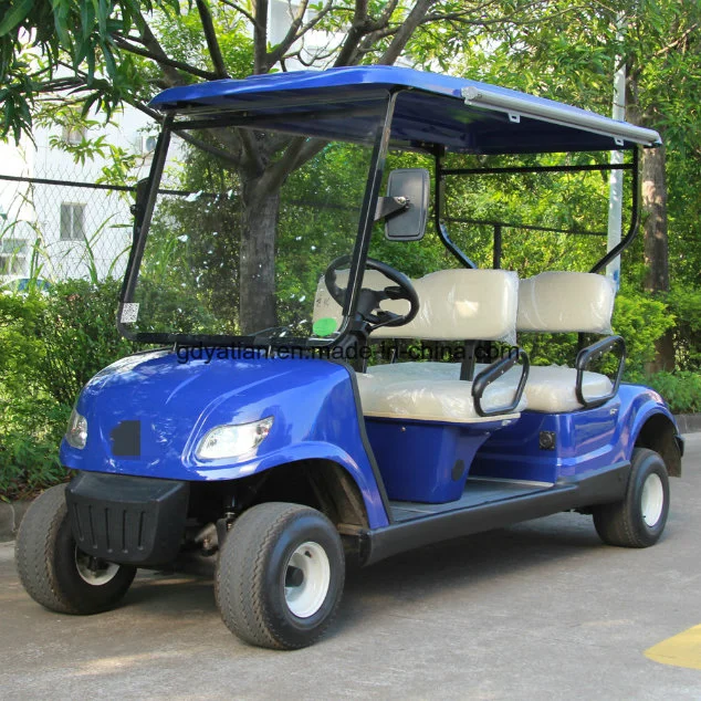 Safety Low Speed Electric Car Golf Cart 4 Seater Electric Vehicle