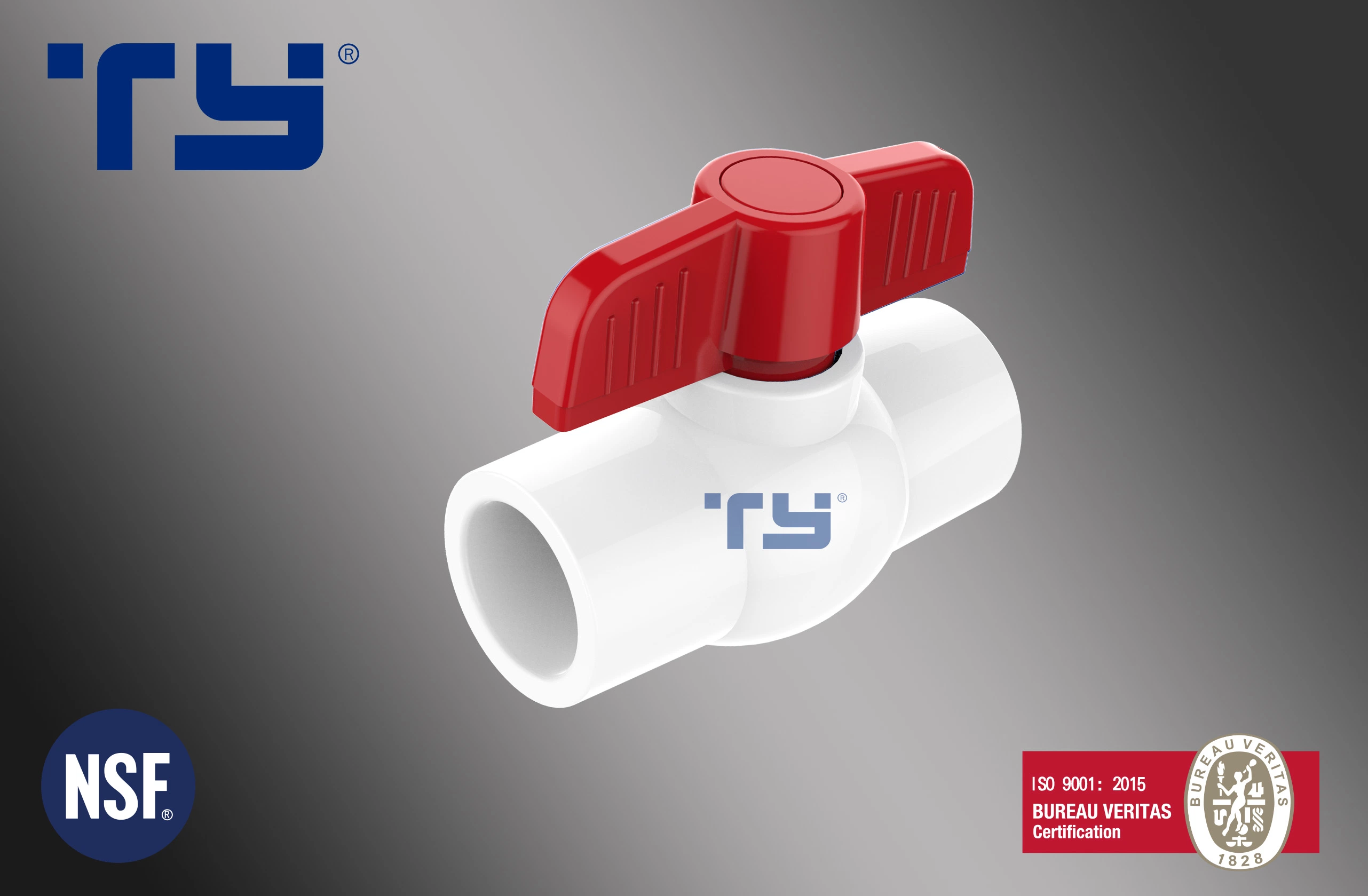 Wholesale/Supplier Full Size Plumbing Fitting PVC-U/ Plastic Ball Valve (NSF) Certification Offer Firm