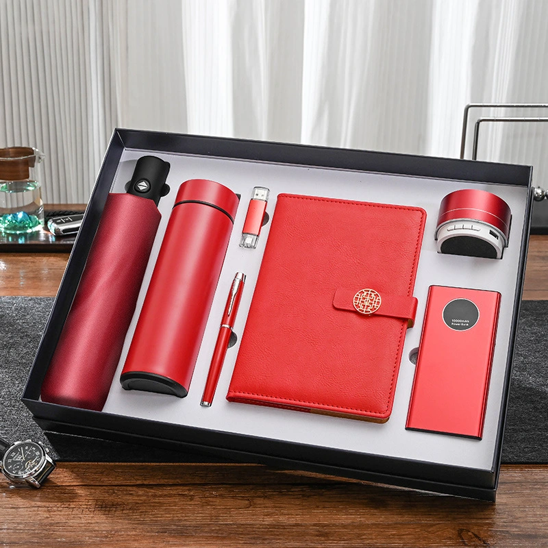 New Arrival Hot Selling Fashion Speaker Powerbank USB Drive Pen Gift Set with Customization