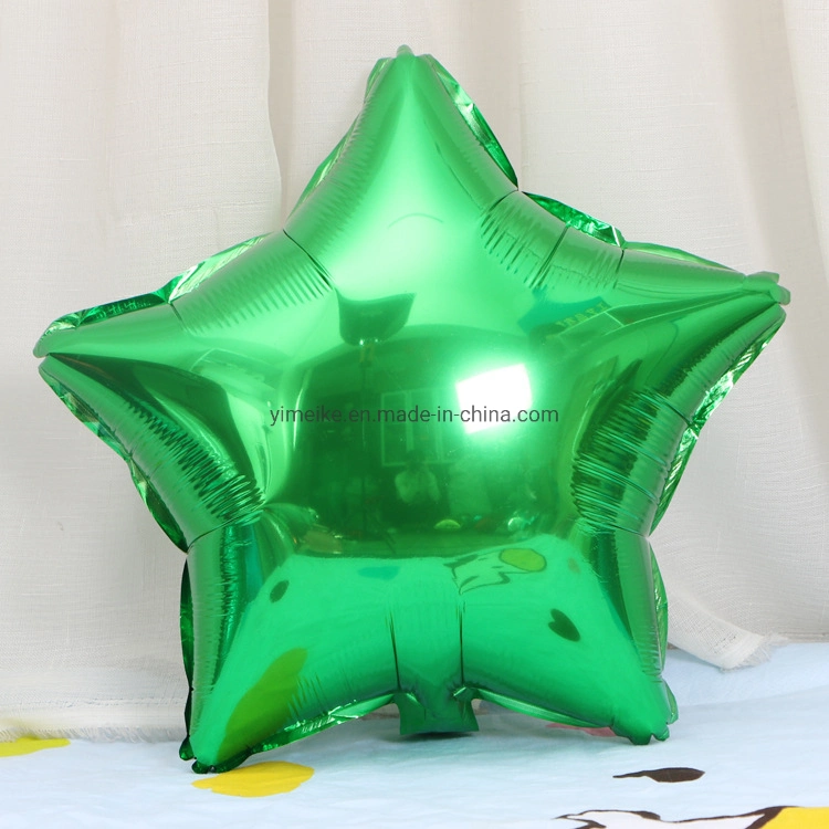 L'hélium automatique de la plaque de 18pouces d'étanchéité Film aluminium ballon Air Balloon Star flottant