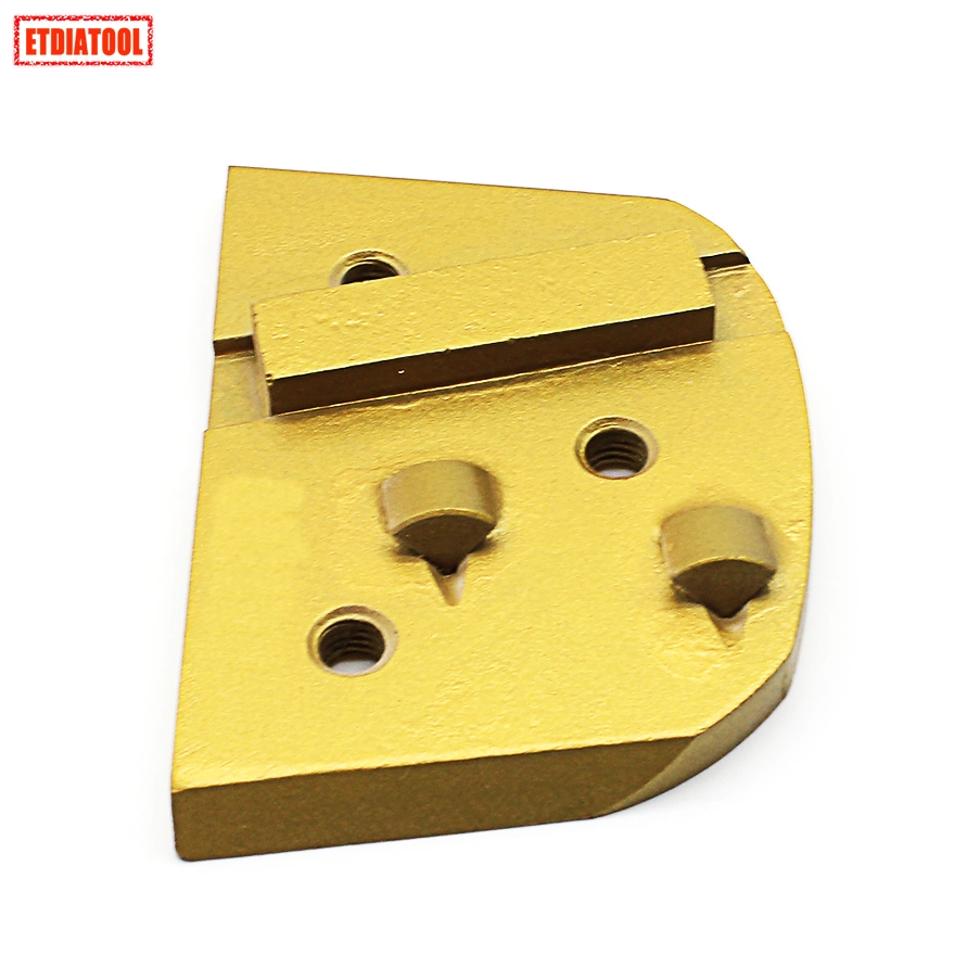 3PCS 1/4 PCD Lavina Diamond PCD Grinding Shoes Plates Blocks for Remove Resin, Glue, Painting