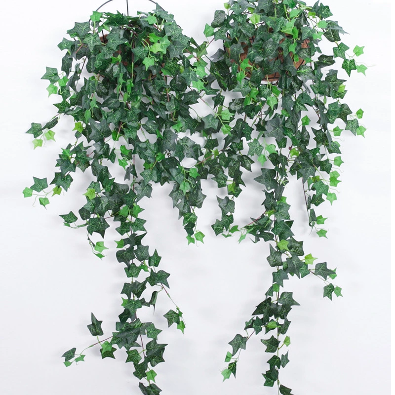 Green Wreath 14 Branches Hanging Garland Decor Artificial IVY Leaves