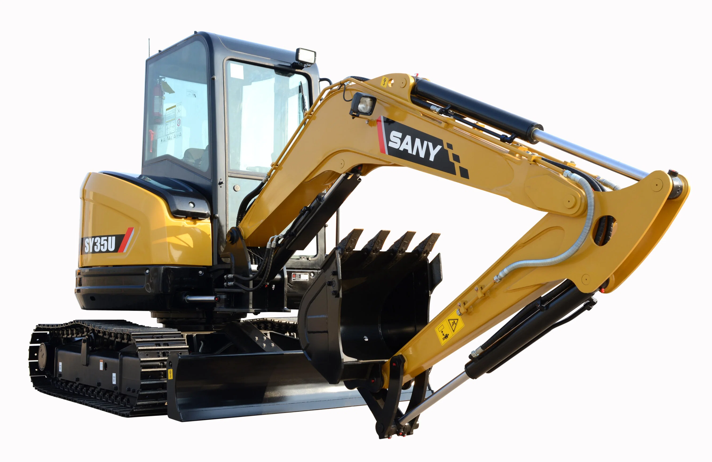 Sany Construction Equipment with 0.12 Square Meter Bucket Capacity Mini Excavator Sy35u