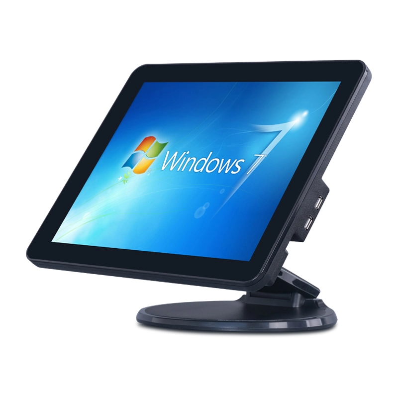 Más barato 12.1/15pulgadas POS terminales del sistema de pantalla única OEM Equipo todo en una pantalla táctil del sistema POS Retail Software Android/Wins POS máquina