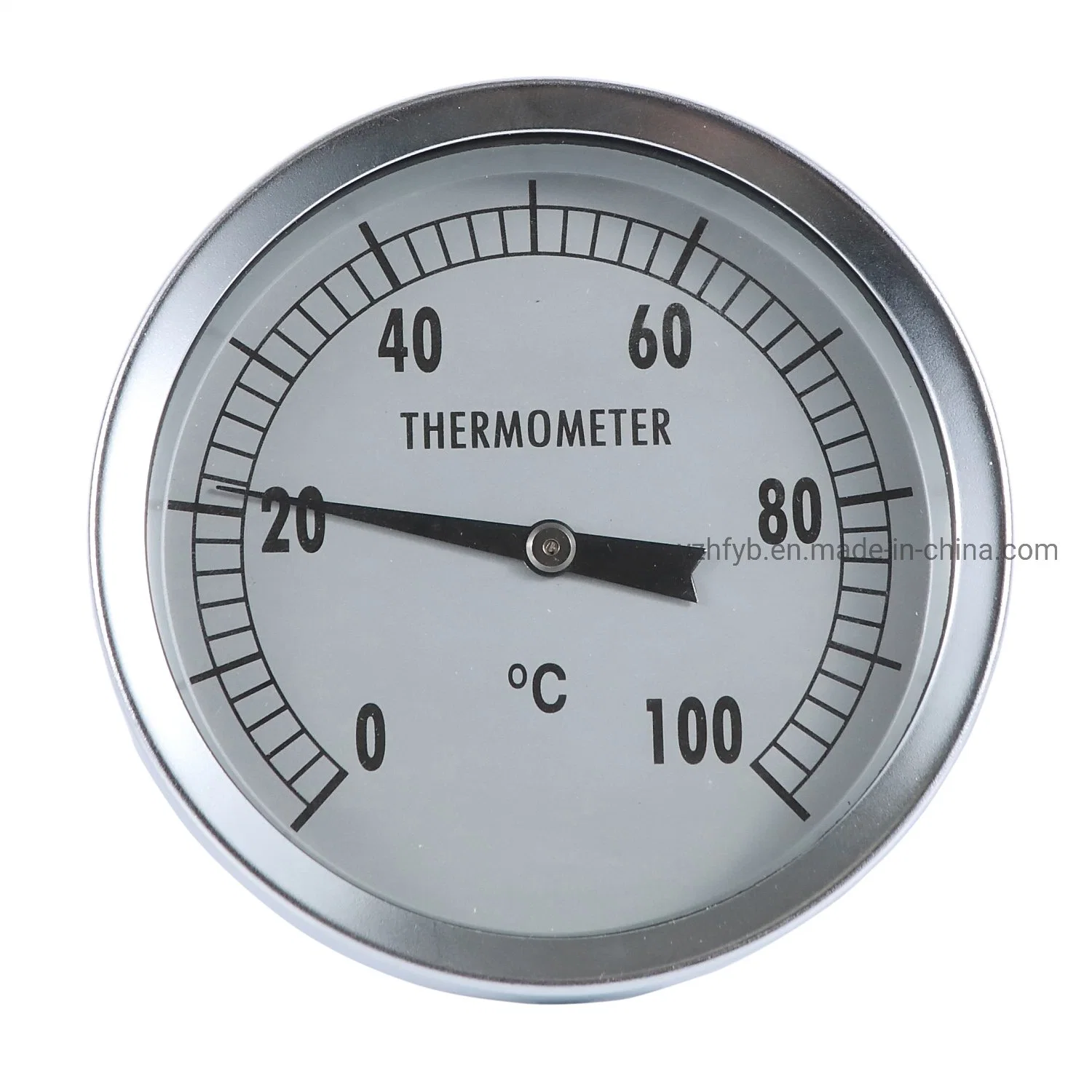 76mm BBQ Gas Bimetal Oven Industry Temperature Instrument 100-475 Deg F Thermometer