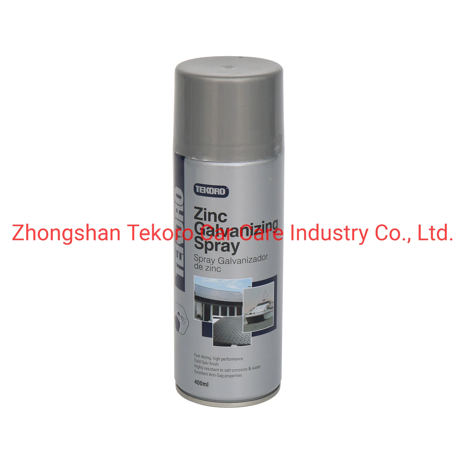 Galvanizing Spray Bright Zinc Coating Aerosol Paint for Metal and Steel