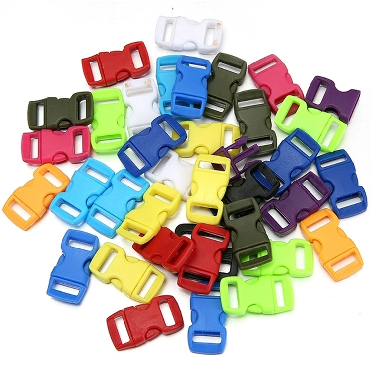 Fashion Colorful Plastic Adjustable Quick Breakaway Side Release Safety Plastic Buckle